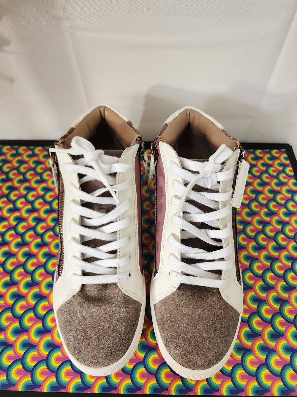 ​Blondo Giana Waterproof Glitter Sneakers - White/Rose Gold - Size 9M - Picture 12 of 12